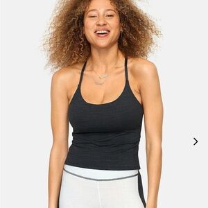 Outdoor voices techsweat move free tank, night, size XS